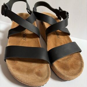 Birkenstock Papillio Women's Sibyl Leather Wedge Sandal 42 / 11 or 11 1/2